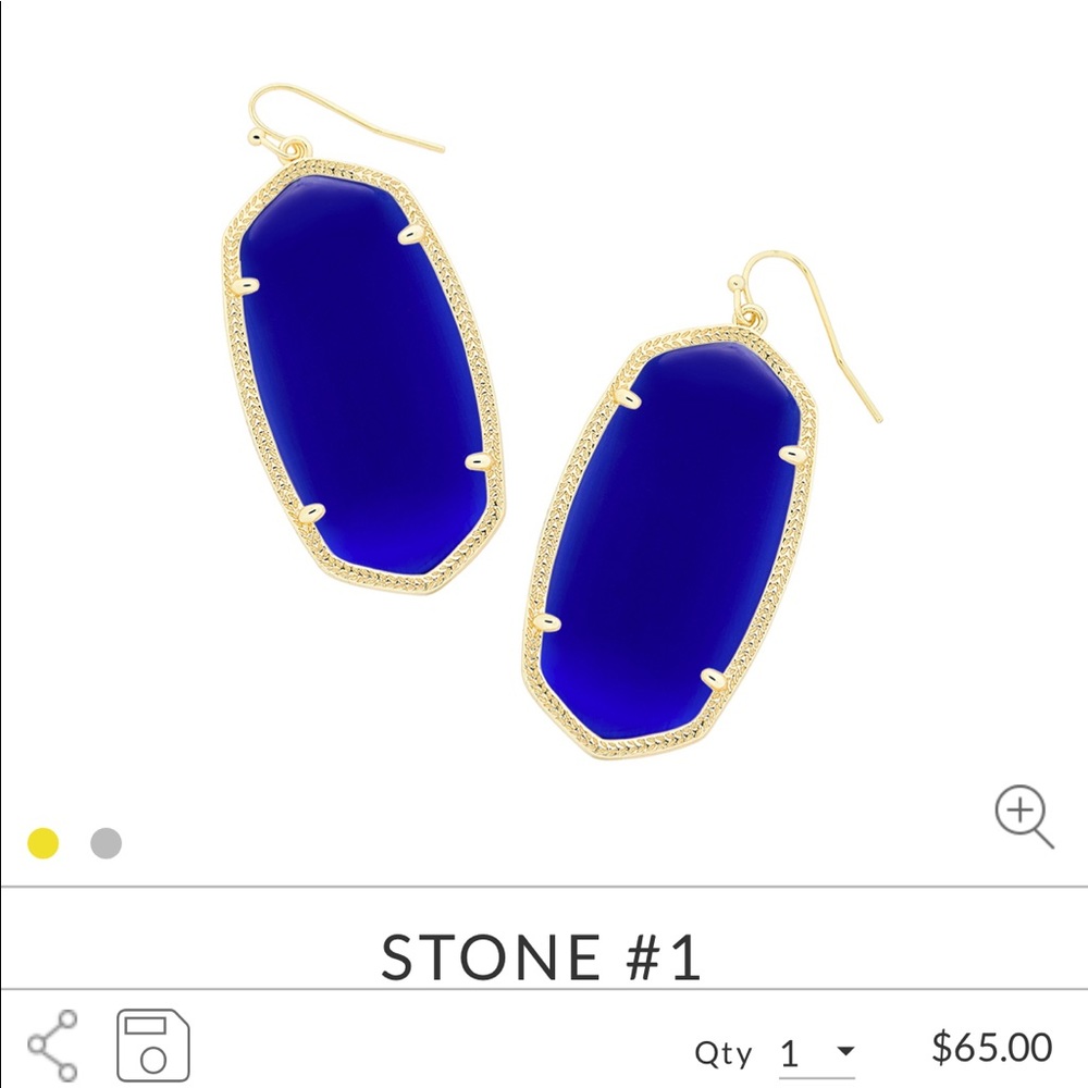 Kendra Scott Danielle earrings in blue